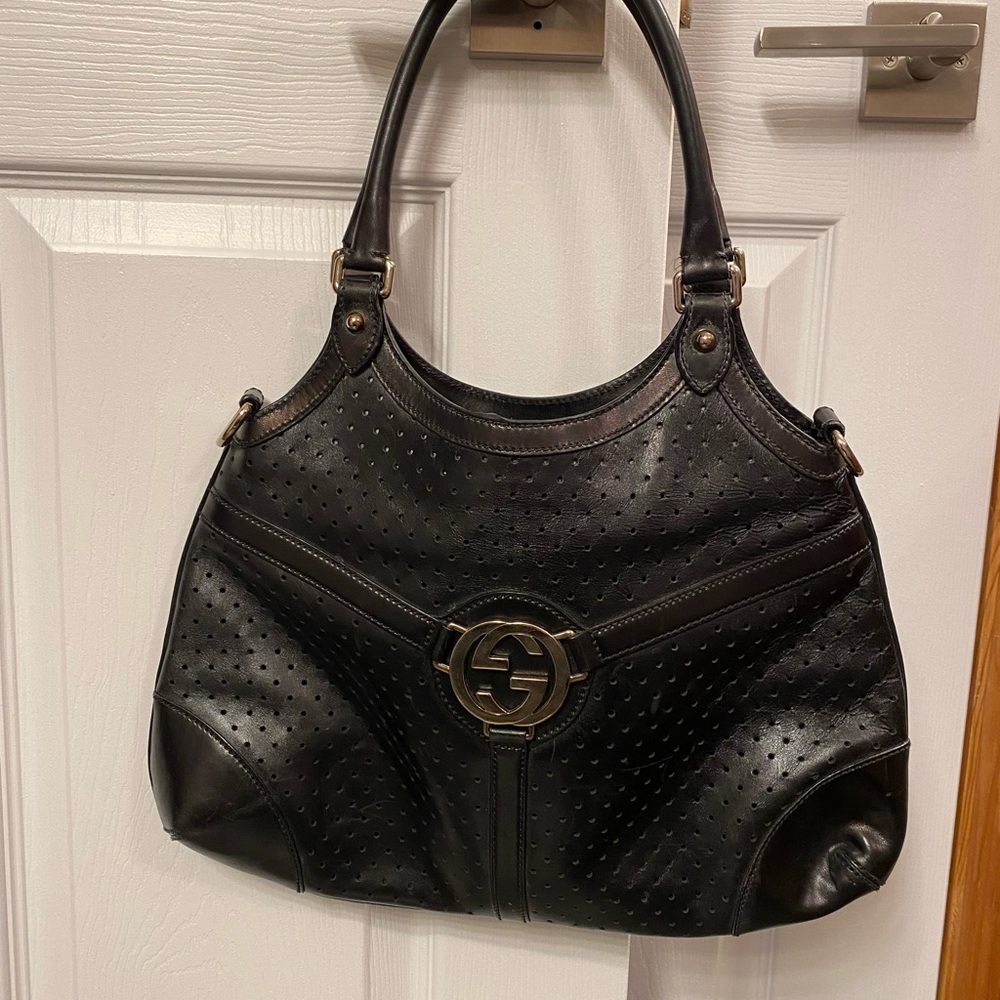 Authentic Gucci Bag - Black Leather - BEAUTIFUL!!!